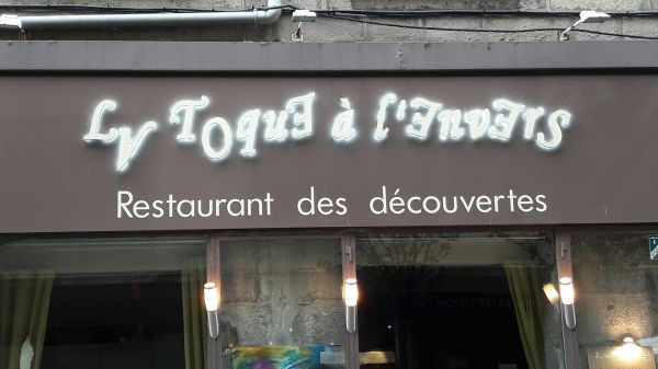 Enseigne pour restaurant Lyon 7