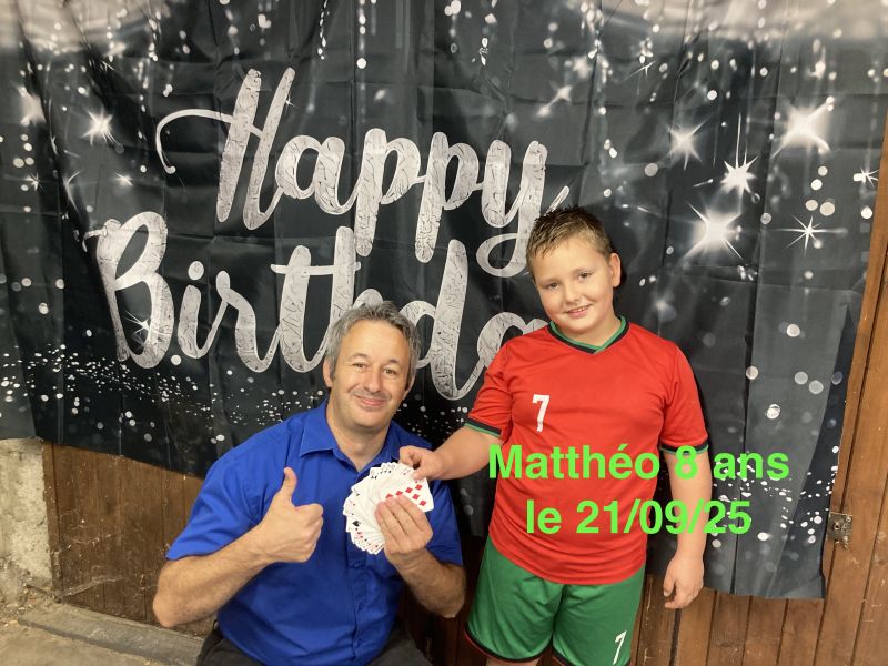 Matthéo 8 ans