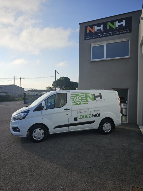 Disponible à la location Ford Custom Frigo 4m3