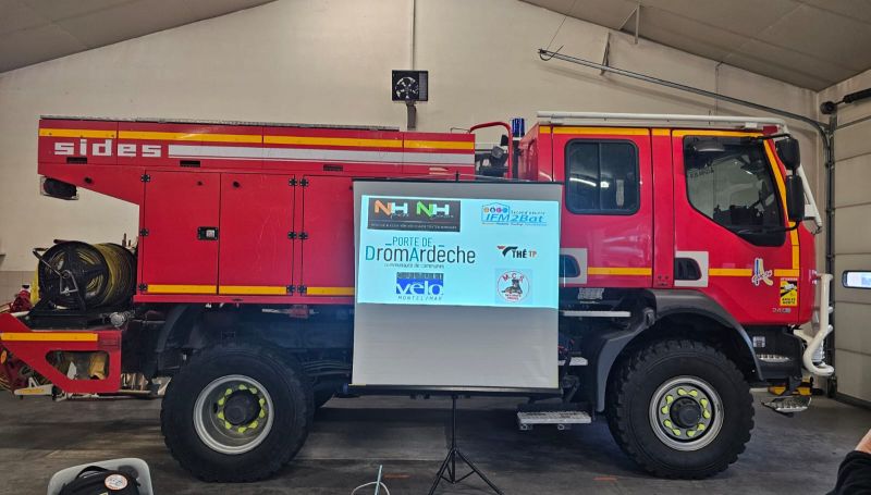 Nous sommes fière de participer au defi vélo Pompiers de la Drôme du 05/10/2025 au 10/10/2025