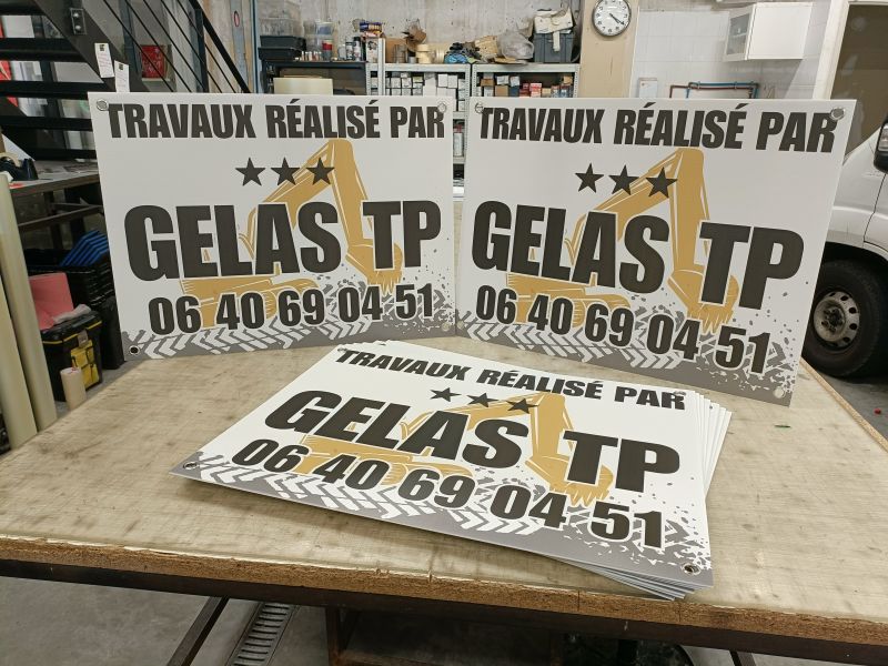 Panneaux de chantier 800x600mm – Idéaux pour capter de nouveaux clients après travaux