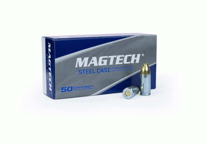 Magtech 9x19 ACIER ,124gr - FMJ / 1000
