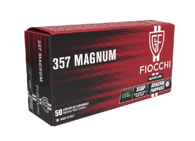 FIOCCHI 357 MAGNUM SJSP/158 Gr - 50 