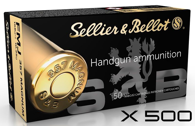 SELLIER & BELLOT 357 MAG 158 GR - FMJ / 500 - RUPTURE DE STOCK