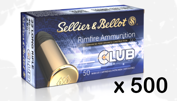 SELLIER & BELLOT CLUB 22lr / 500 - RUPTURE DE STOCK