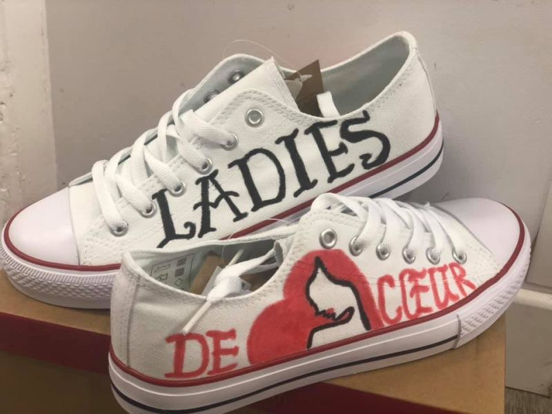 Baskets personnalisées faites main 
