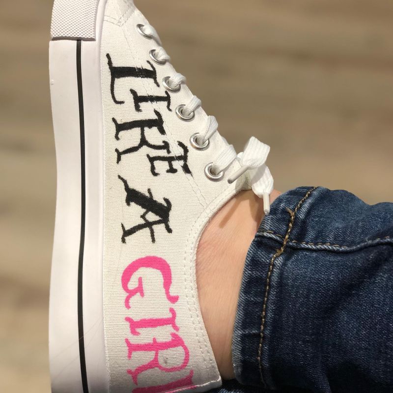 Baskets personnalisées faites main 