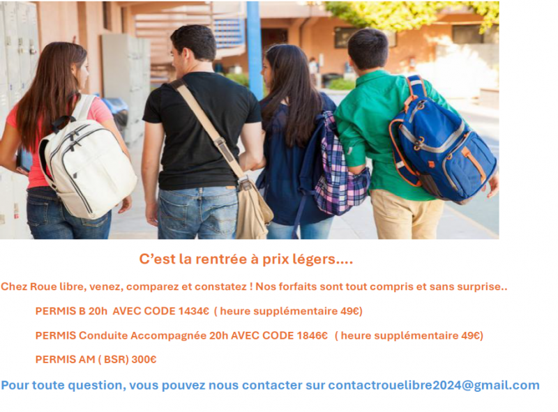 C'est la rentrée...