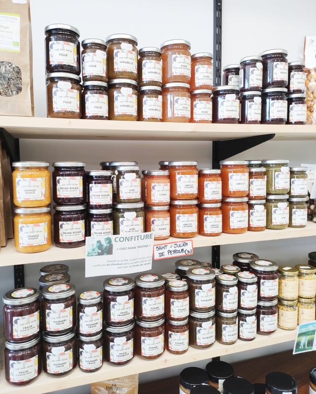 CONFITURES CHEZ DAME TARTINE 