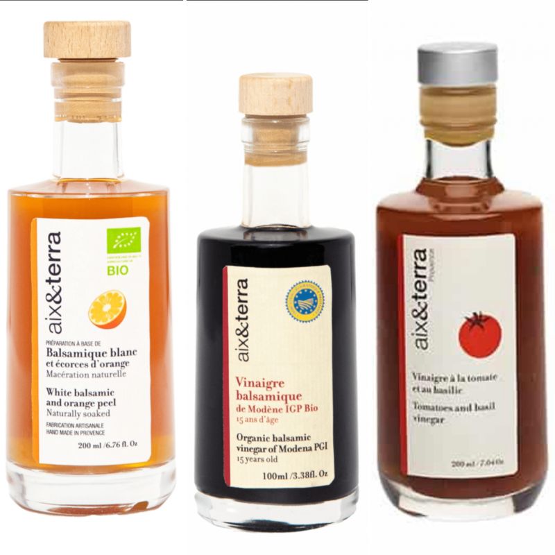 Vinaigres et préparations à base de balsamique