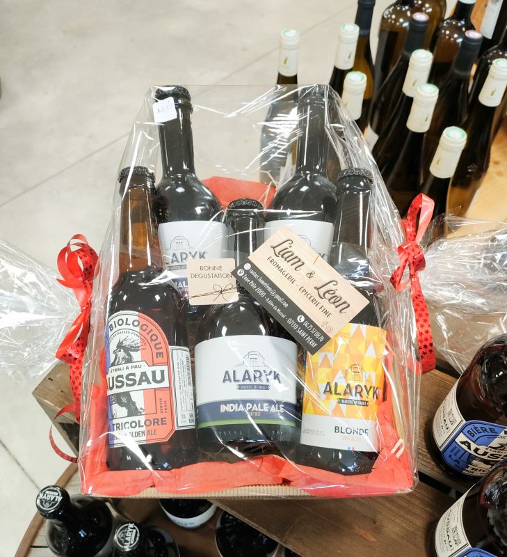 PANIER GARNI de bières artisanales