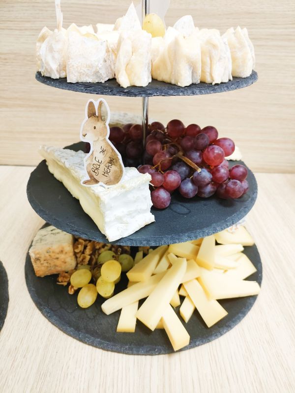 Pièce montée de fromage