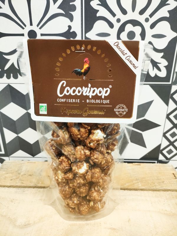 Popcorn saveur chocolat caramel