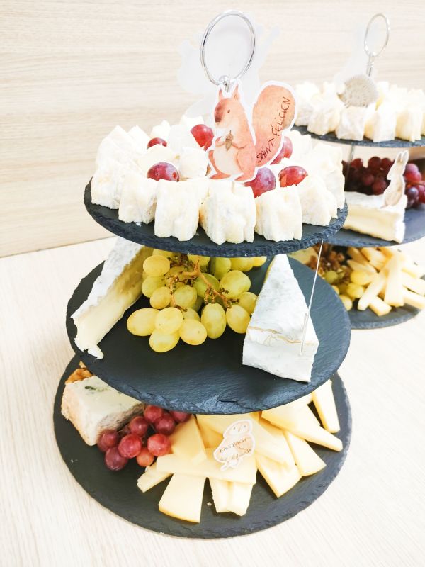 Pièce montée de fromage