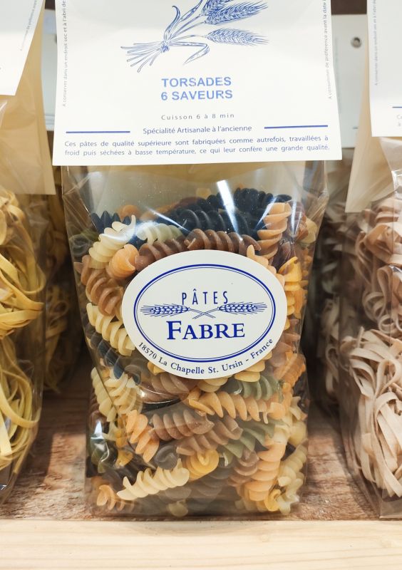 Pâtes FABRE torsade 6 saveurs